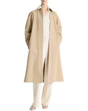 Vince Utility Trench Coat - Natural