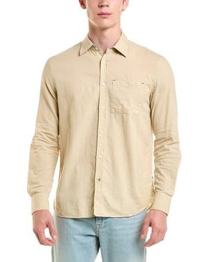 Gas Linen-Blend Shirt - Natural