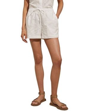 Reiss Nia Embroidery Short - White