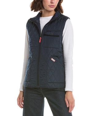 HUNTER Becky Quilted Vest - Blue