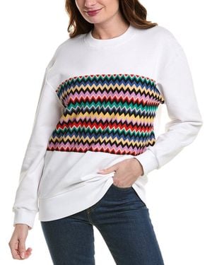 Missoni Wool-Trim Sweatshirt - White