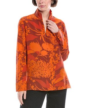 Akris Silk Blouse - Orange