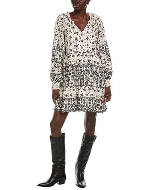 Hale Bob Mini Dress Printed - White