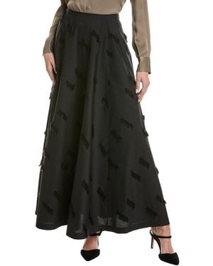 Lafayette 148 New York Flared Skirt - Black