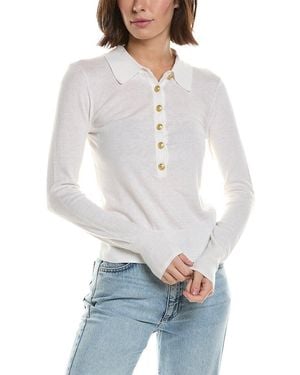 L'Agence Sterling Pullover - White