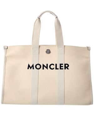 Moncler Canvas Tote - Natural
