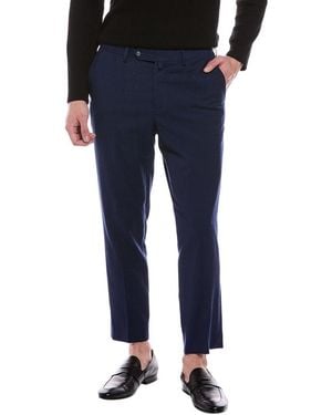Isaia Wool Trouser - Blue