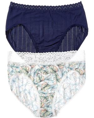 Hanky Panky 2Pk French Brief - Blue