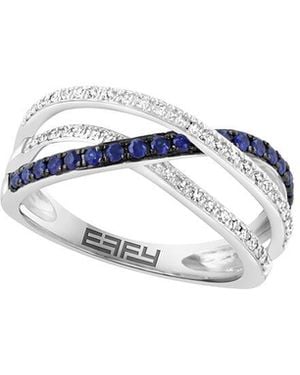 Effy Fine Jewelry 14K 0.78 Ct. Tw. Diamond Ring - Blue