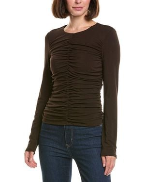 FRAME Frame The Ruched Top - Black