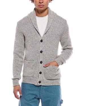 Eleventy 100% Cashmere Shawl Collar Cardigan - Grey