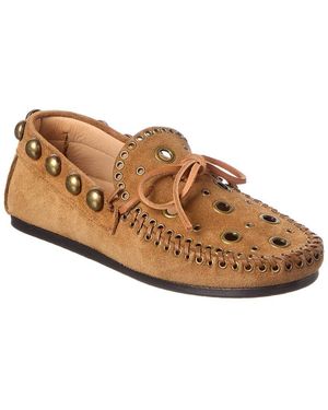 Isabel Marant Leather Loafer - Brown