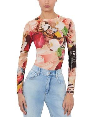 Alice + Olivia Alice + Olivia Delaina Top - Blue