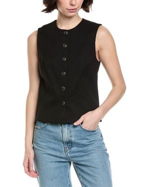 Rag & Bone Iris Ponte Vest - Black