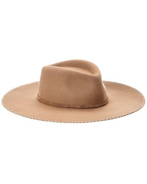 Rag & Bone Ingrid Wool Fedora - Natural