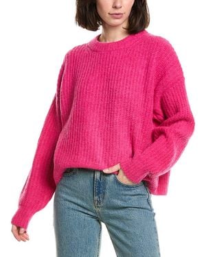 LaBiz Lalamia Wool & Alpaca-Blend Sweater - Red