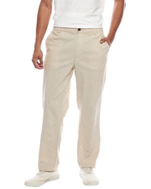 Civil Society Classic Linen-Blend Pant - Natural