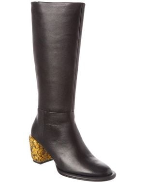3.1 Phillip Lim Naomi Petite Tall Leather Knee-High Boot - Brown
