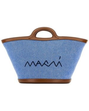 Marni Denim Bucket Bag Bucket Bag - Blue