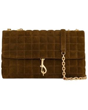 Rebecca Minkoff Edie Medium Suede Crossbody - Brown