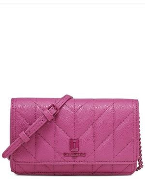 Karl Lagerfeld Lafayette Leather Chain - Purple