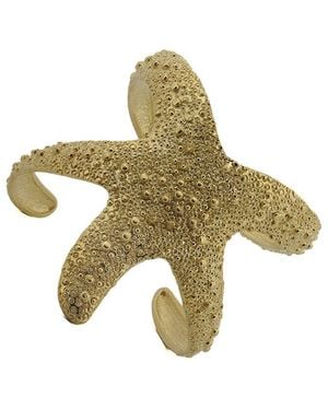 Ebru Jewelry Plated Cuff Bracelet - Metallic
