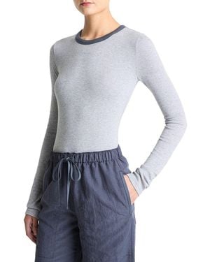 Vince Heather Tipped Top - Blue