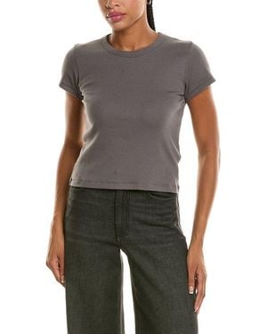 Rag & Bone Essie Rib T-Shirt - Gray