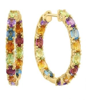 Effy Fine Jewelry Plated 4.00 Ct. Tw. Multi Gemstone Earrings - Metallic