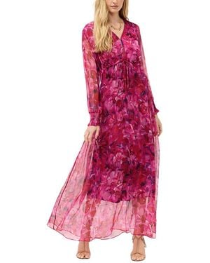 Johnny Was Odessa Silk Maxi Dress - Pink