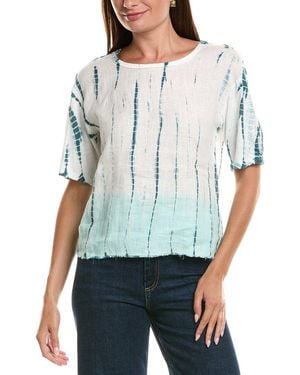 XCVI Esti Linen T-Shirt - White