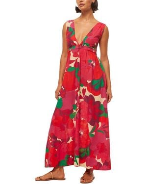 MISA Los Angles Rosalia Dress - Red