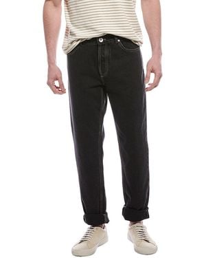 Brunello Cucinelli Traditional Fit Jean - Black