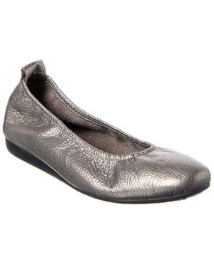 Arche Laius Leather Flat - Gray