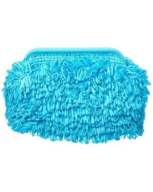 BTB Los Angeles Meila Fringe Clutch - Blue