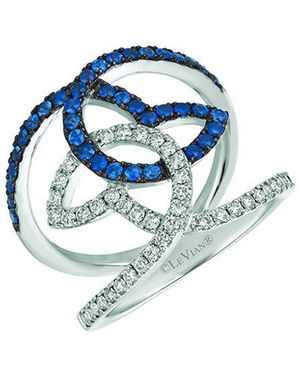 Le Vian Blueberry Sapphire 14K 0.95 Ct. Tw. Diamond & Sapphire Cocktail Ring