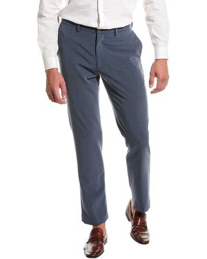 Tailorbyrd Flat Front Dress Pant - Blue