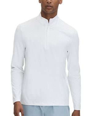 Reiss Jett Performance Quarter Top - White