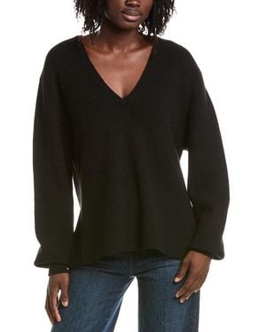 Alexis Wallace Wool & Cashmere-Blend Jumper - Black