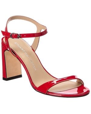 Stuart Weitzman Babette 85 Patent Sandal - Pink