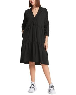 Marc Cain 3/4 Sleeve Mini Dress - Black