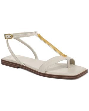 Franco Sarto Logan Leather Thong - White