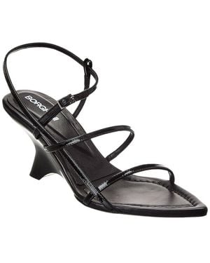 Gia Borghini Gia 26 Patent Slingback Sandal - Metallic