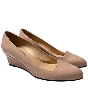 Tod's Leather Pointed Wedge (authentic Pre-loved) - Brown