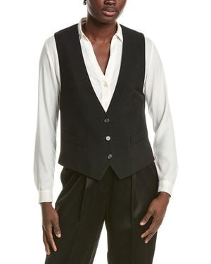 Michael Kors Wobroad Cropped Wool Vest - Green
