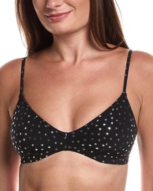 Commando Commando Classic Print Bralette - Black
