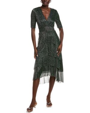 Maje Woven Dress - Green