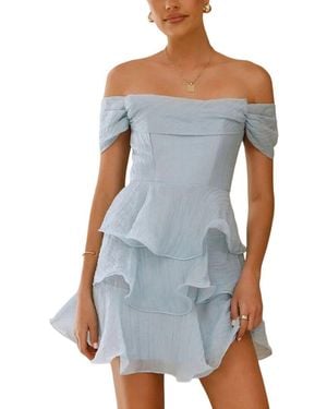 ENJOY PETRA Mini Dress - Blue