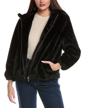 Via Spiga Hooded Jacket - Black