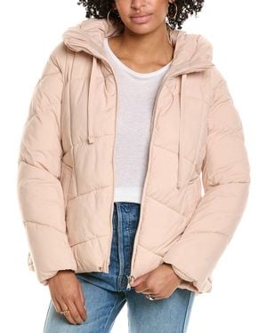 Sam Edelman New Quilt Design Puffer Jacket - Natural